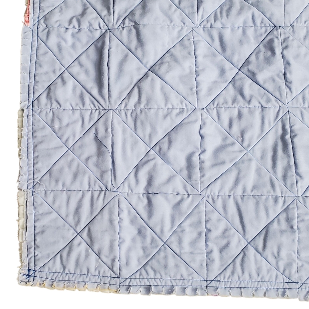 New Homemade Colorful Baby Rag Quilt - Picture 12 of 14